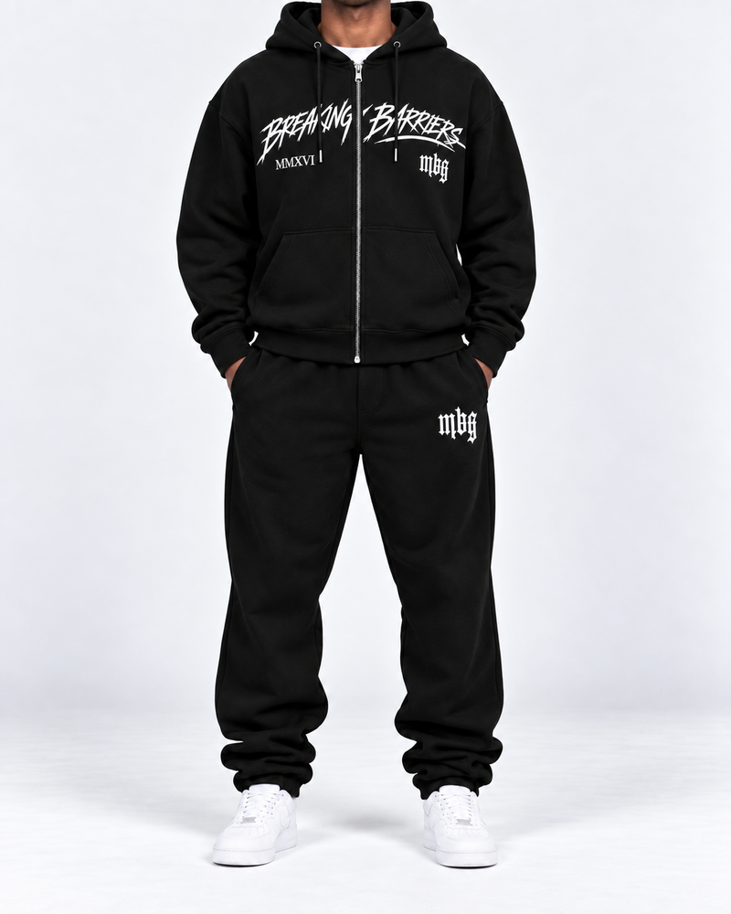 Breaking Hoodie Zip - Black