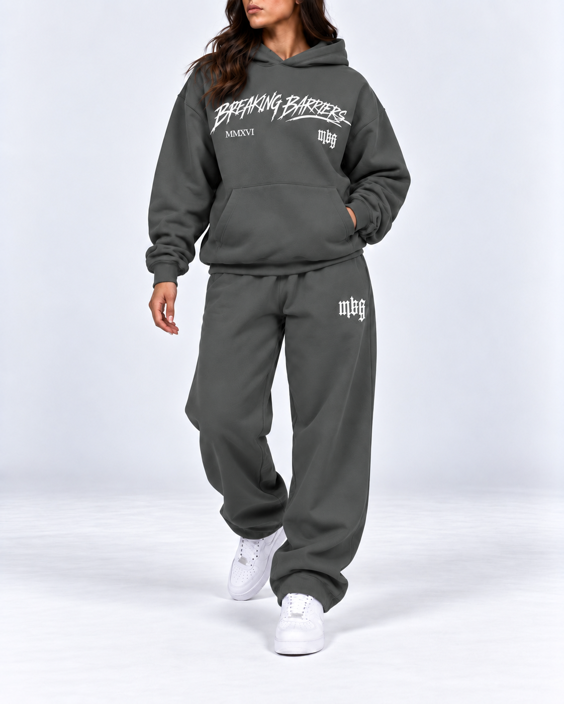 Barriers Tracksuit - Ash