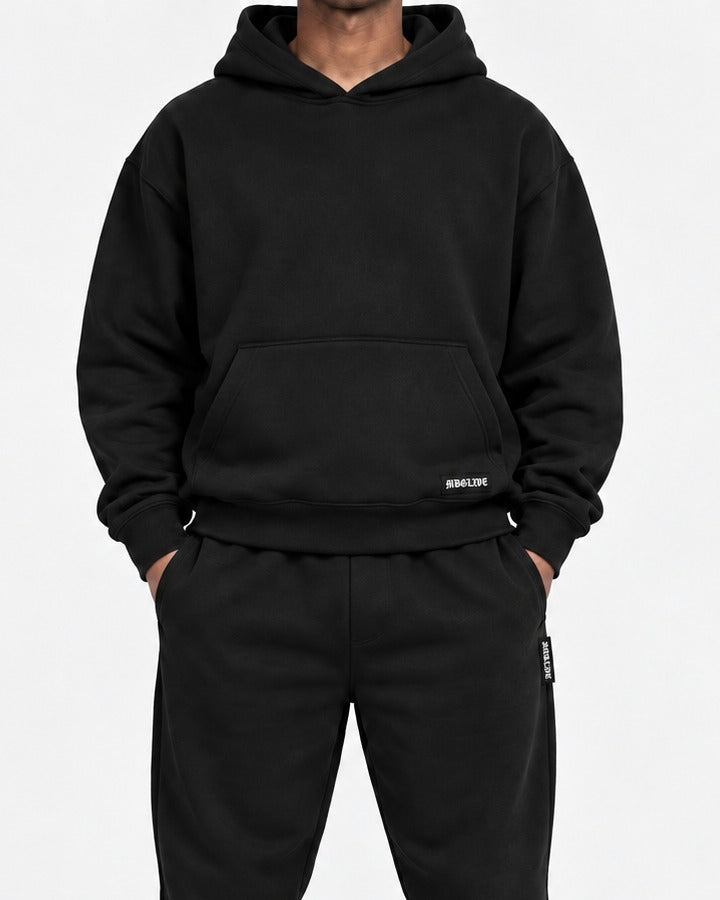 Label Classic Hoodie - Onyx