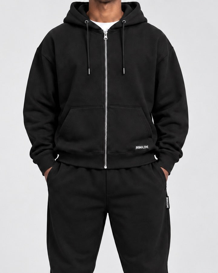 Classic Zip Hoodie - Onyx