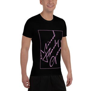 Pink Angled Athletic T-shirt